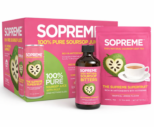 SOPREME™ Complete Soursop Bundle – Juice, Tea & Bitters